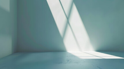 Poster - Minimalist room with shadow overlay : Generative AI