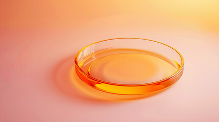 Aufkleber - Petri dish empty transparent isolated PNG : Generative AI