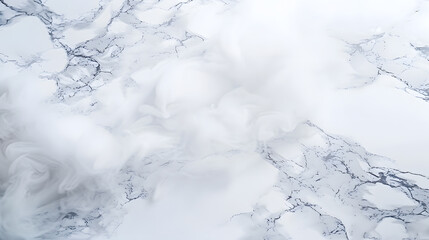Poster - White natural marble pad for web or interior background decoration : Generative AI