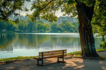 bench in the park