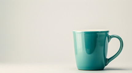 Poster - empty mug isolated on white background : Generative AI
