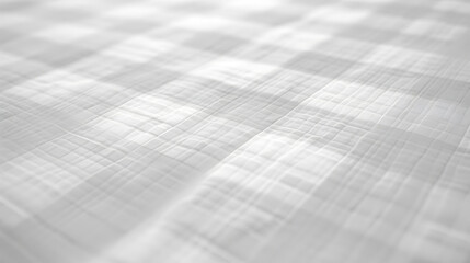 Poster - White checkered paper texture background : Generative AI