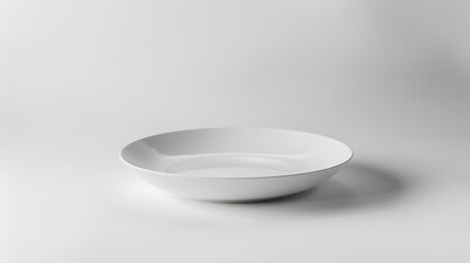 Aufkleber - plate on white background : Generative AI