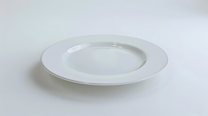 Aufkleber - plate on white background : Generative AI