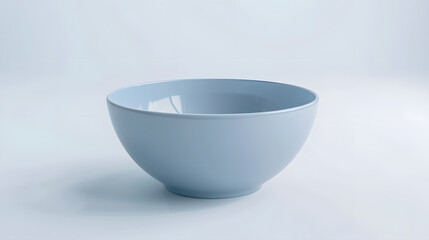 Poster - Empty ceramic bowl isolated on white background : Generative AI