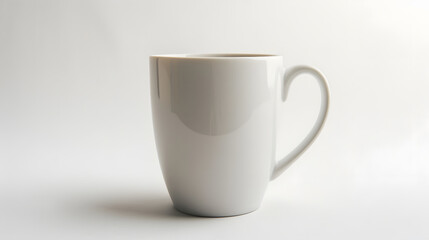 Poster - empty mug isolated on white background : Generative AI
