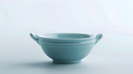 Aufkleber - Empty small bowl with handle isolated on white background : Generative AI