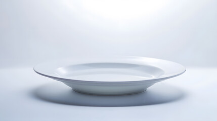 Poster - plate on white background : Generative AI