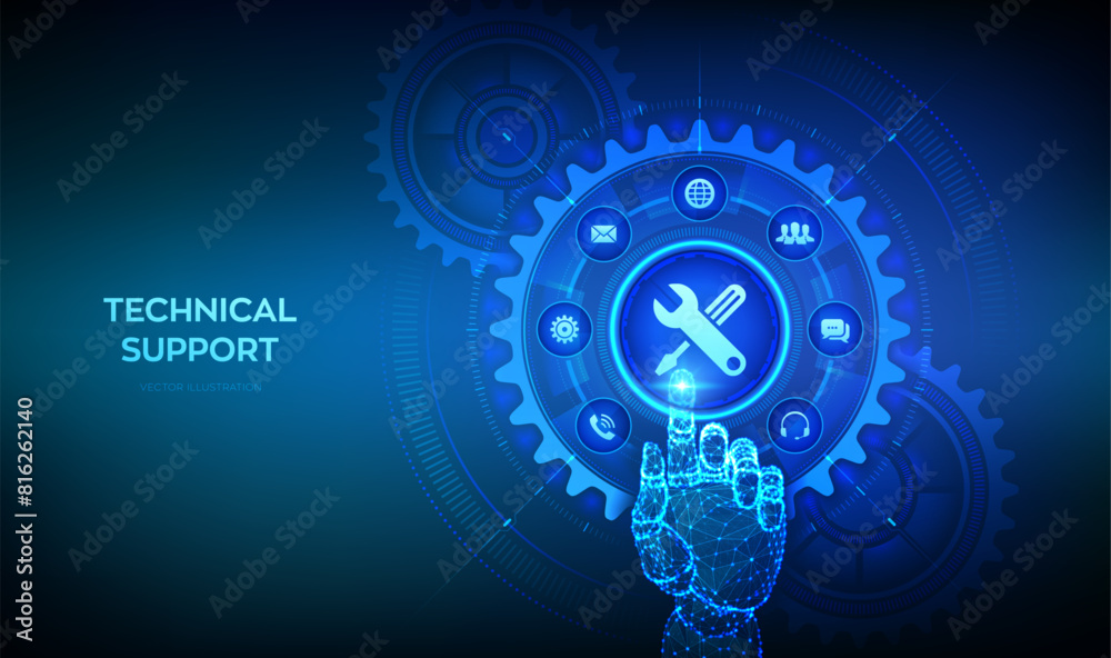 Technical support. Customer help. Tech support. Customer service ...