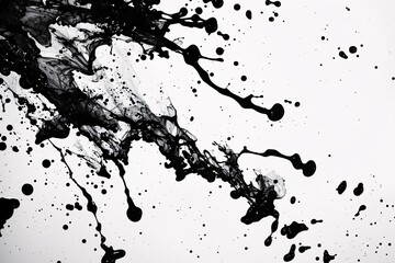 Ink Splash Abstract Art