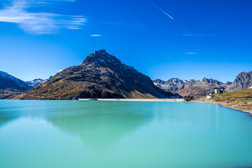 Wall Mural - Lake Silvretta at the end of the Montafon Valley, State of Vorarlberg, Austria