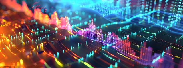 Poster - Frequency Distribution of Technological Innovations Visualized in a D