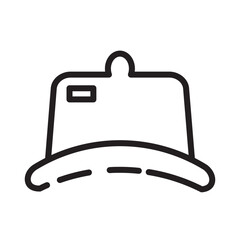 Poster - Cap Coach Hat Line Icon