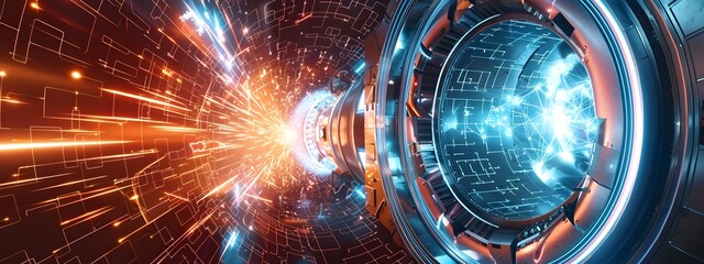 Poster - Particle Accelerator Measuring Frequency of Particle Collisions in D