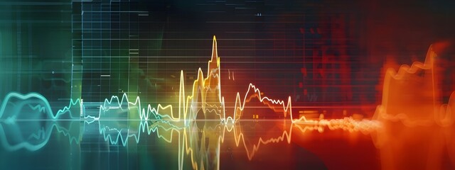 Poster - Detailed D of a Spectrogram Showcasing the Frequency Content of a Heartbeat