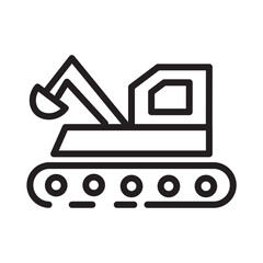 Sticker - Building Construction Industry Line Icon