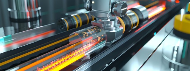 Poster - Precision Measurement A Spectrophotometer Scanning the Light Frequency Absorption