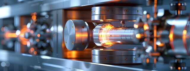 Poster - Advanced Spectrometer Measuring Atomic Emissions Frequency in HighTech Laboratory Setting