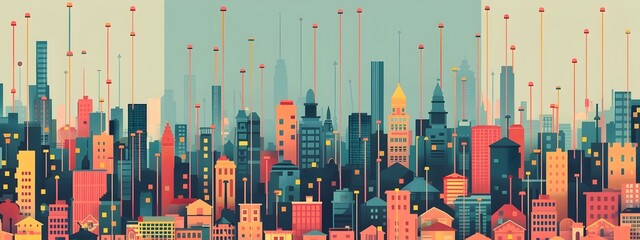 Poster - Crime Rates Distribution Visualization Across Neighborhoods