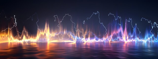 Poster - Thunderstorms Lightning Strikes Analyzed A Spectrogram Visualization