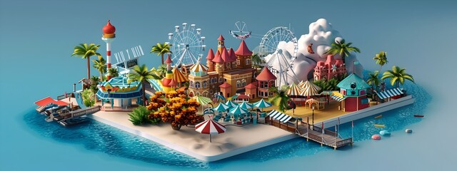 Poster - Frequency of Leisure Destinations A Captivating D Data Visualization