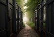 © Zohaib - a path lined with doors to yesterday and tomorrow, generative AI