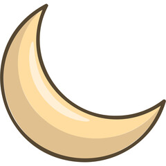 Sticker - Crescent Moon Sticker