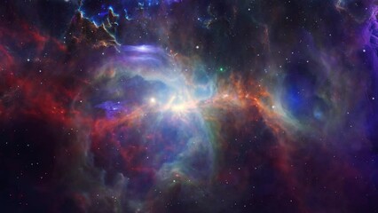 Wall Mural - Odyssey Nebula in space 4k