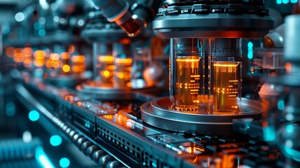 Abstract image of a quantum computer.