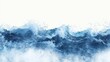 © SH Design - Blue water wave on white background.