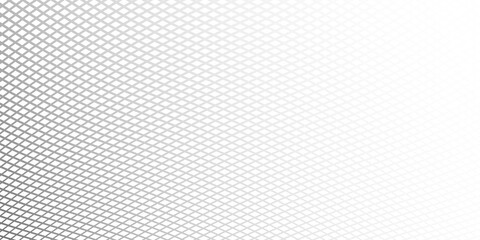 Poster - Semitone checkered background. Disappearing and appearance gradient illustration consisting of rhombuses and squares.