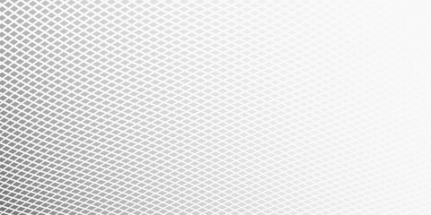 Wall Mural - Semitone checkered background. Disappearing and appearance gradient illustration consisting of rhombuses and squares.