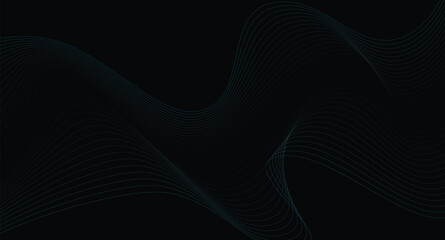 Poster - Abstract creative backgrounds in minimal trendy style. Abstract with waves. Luxury wall paper design. Minimal geometric.	