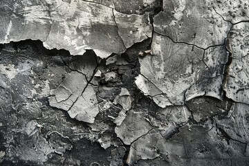 Wall Mural - Detailed image of a cracked wall, suitable for backgrounds or texture overlays