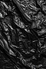 Poster - A detailed close-up of a black paper sheet. Perfect for graphic design projects