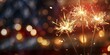© XC Stock - Abstract american flag background with sparklers,. 4th July Independence Day concept, copy space for text