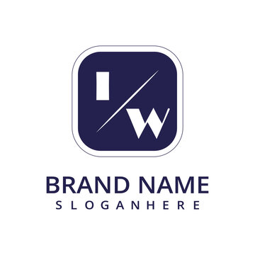 initial monogram logo with letter style design