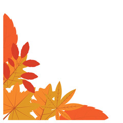 Sticker - Autumn Leaf Corner