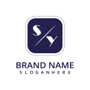 initial monogram logo with letter style design