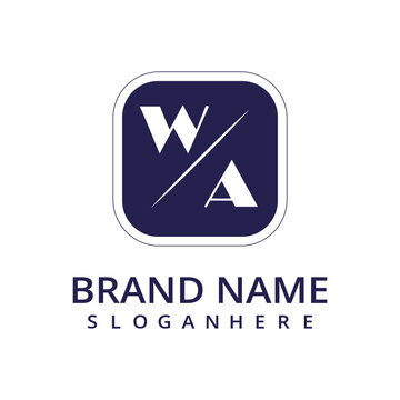 initial monogram logo with creative design.	