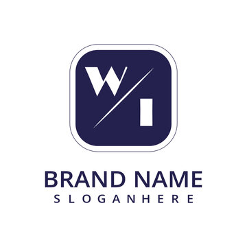 initial monogram logo with creative design.	