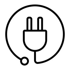 Sticker - Plug In Icon