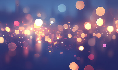 Wall Mural - abstract bokeh background-generative aI