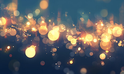 Wall Mural - abstract bokeh background-generative aI