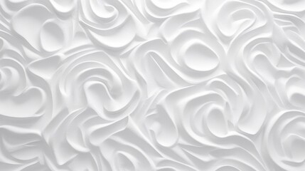 The image is a white, abstract, parametric pattern.