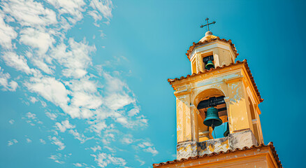 bell tower of the church