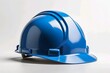 © dimas - blue hard hat. construction helmet isolated on white background.