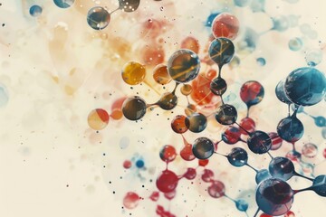 Wall Mural - Colorful balls floating in the air, ideal for various design projects