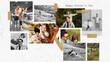 © master1305 - Heartwarming collage showcasing fathers day filled with fun and adventure, showing joy and love shared between father and child. Creative design. Happy Father Day, parenthood, family, holiday concept