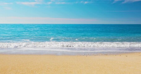Wall Mural - beautiful tropical sea and sandy beach